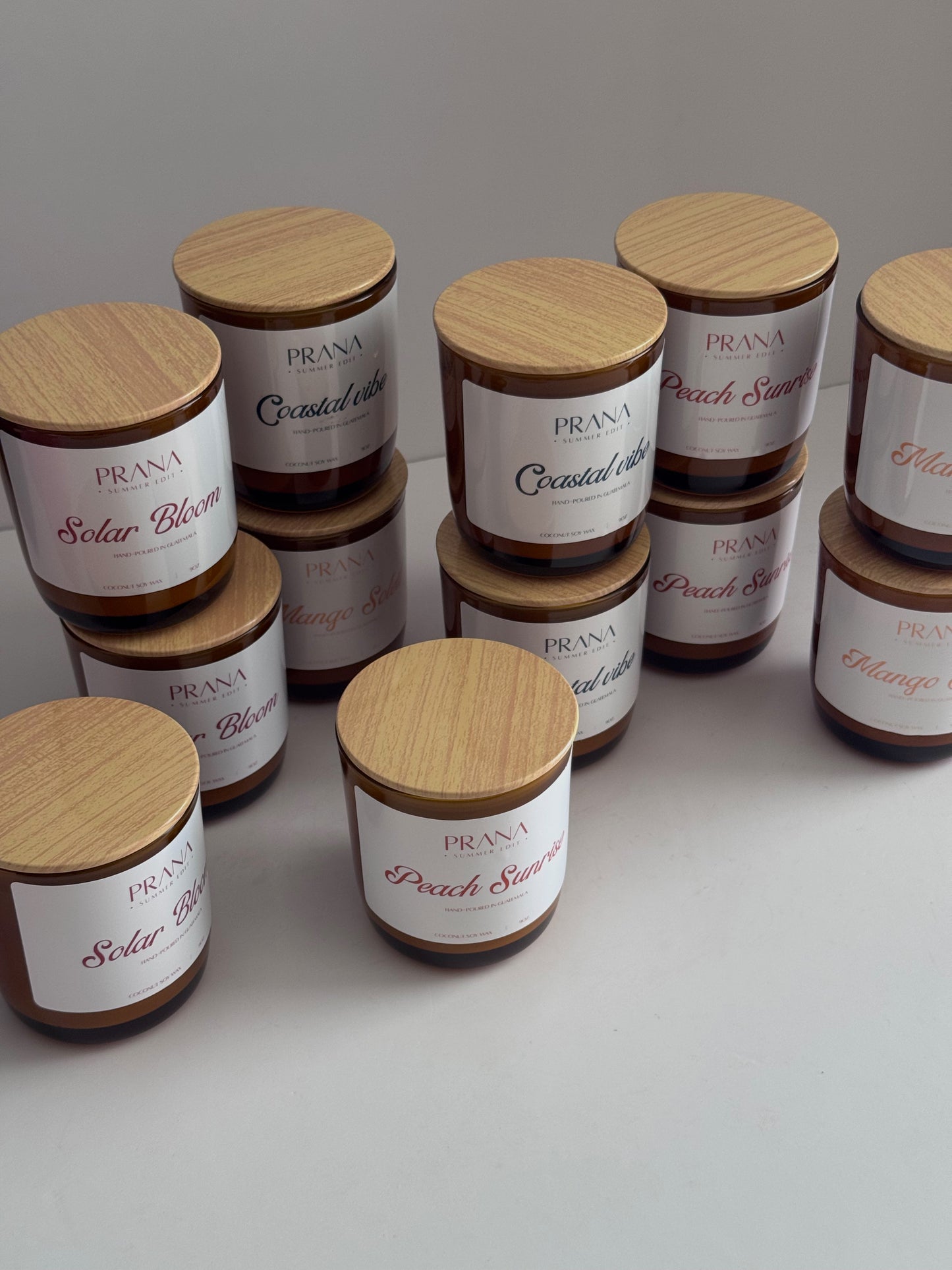 Peach Sunrise Candle Jar