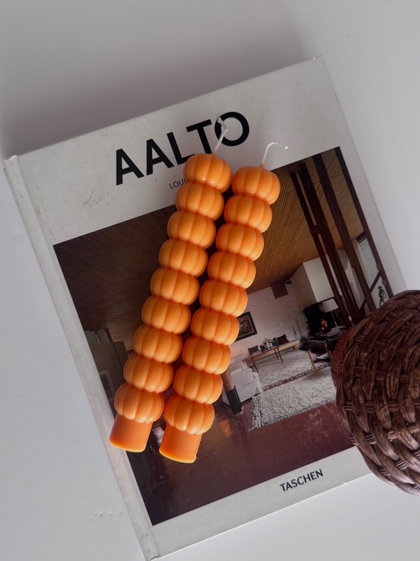 Pumpkin Pillar Candles