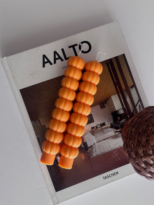 Pumpkin Pillar Candles