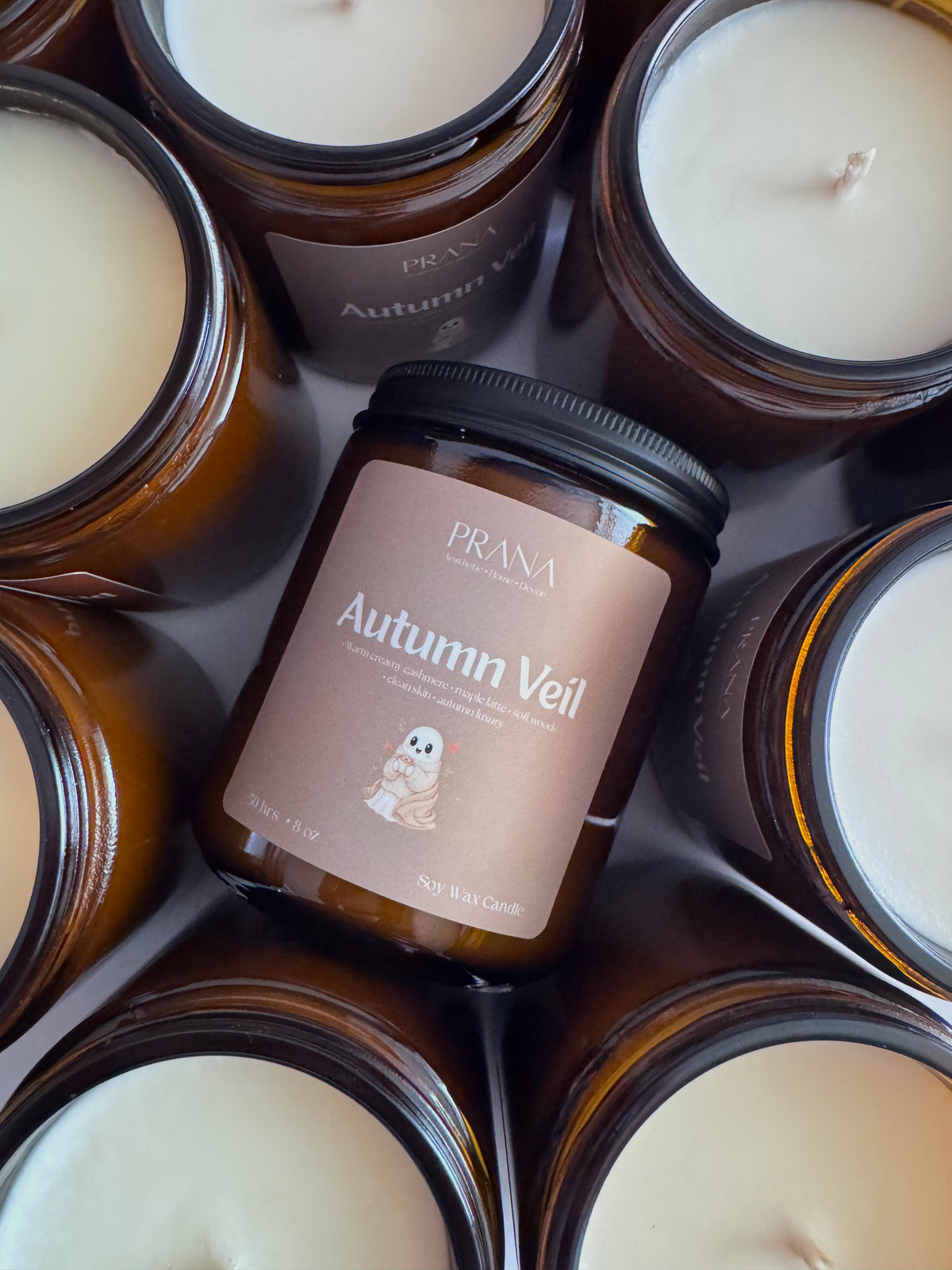 Autumn Veil Candle Jar