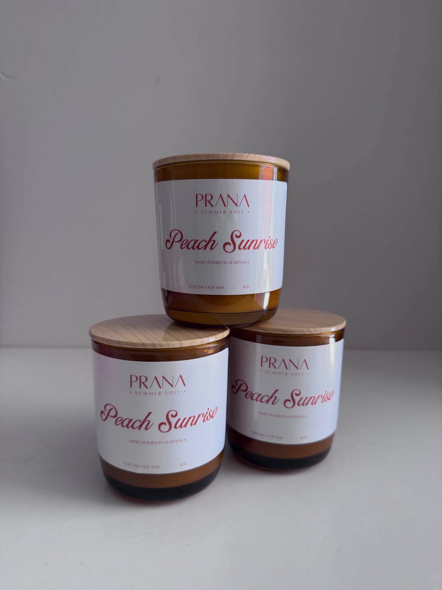 Peach Sunrise Candle Jar