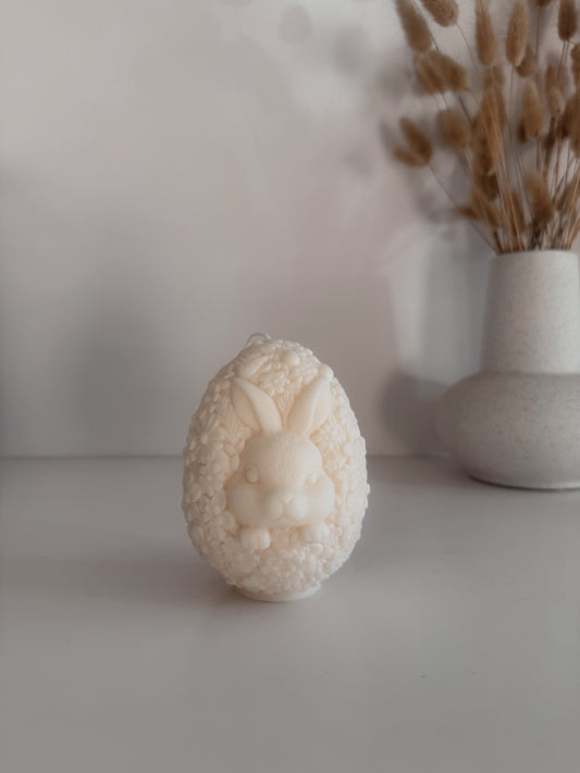 Bunny in Flower Egg Candle