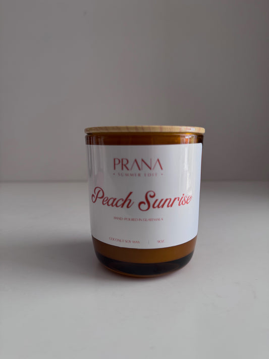 Peach Sunrise Candle Jar