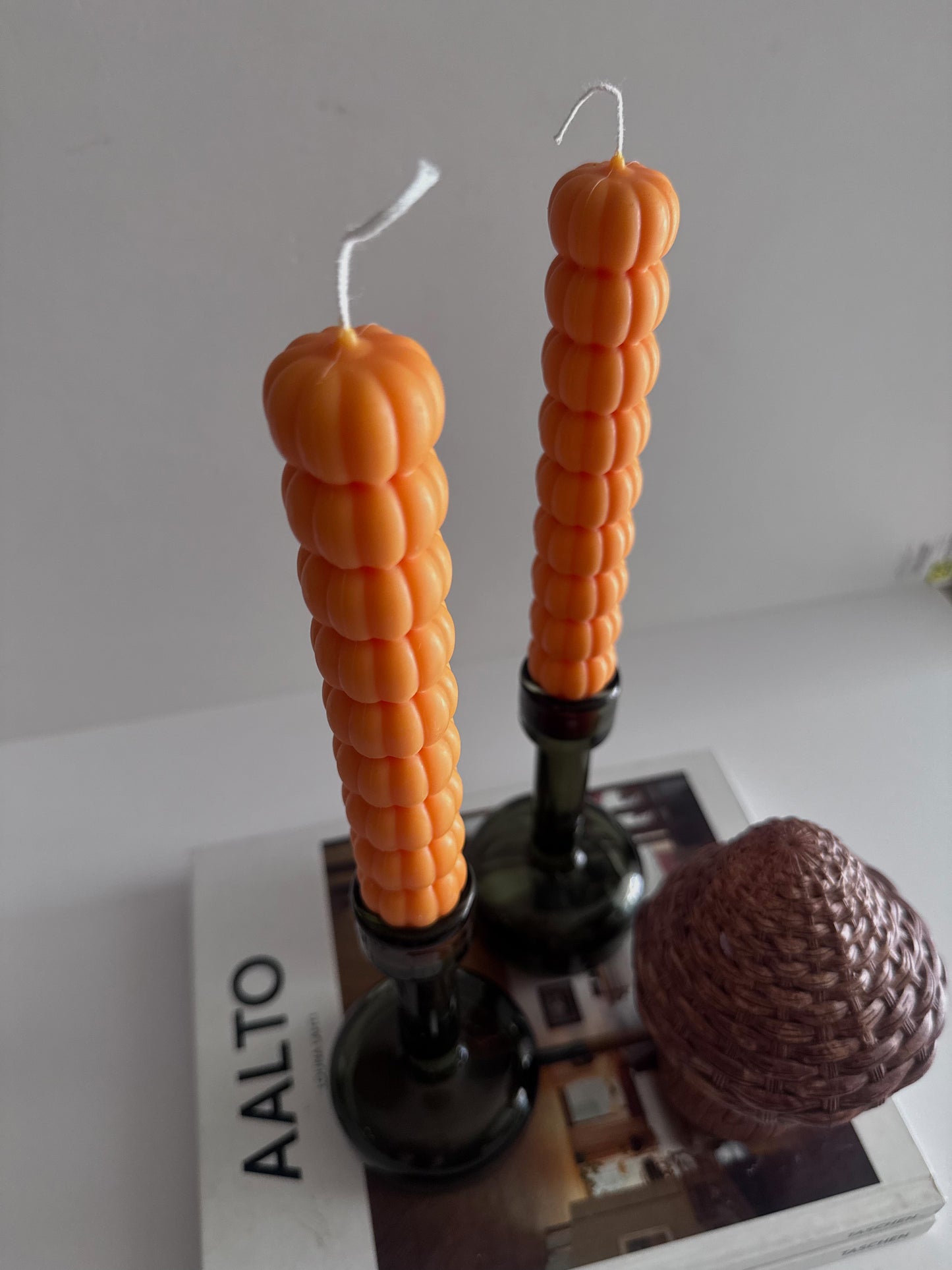 Pumpkin Pillar Candles