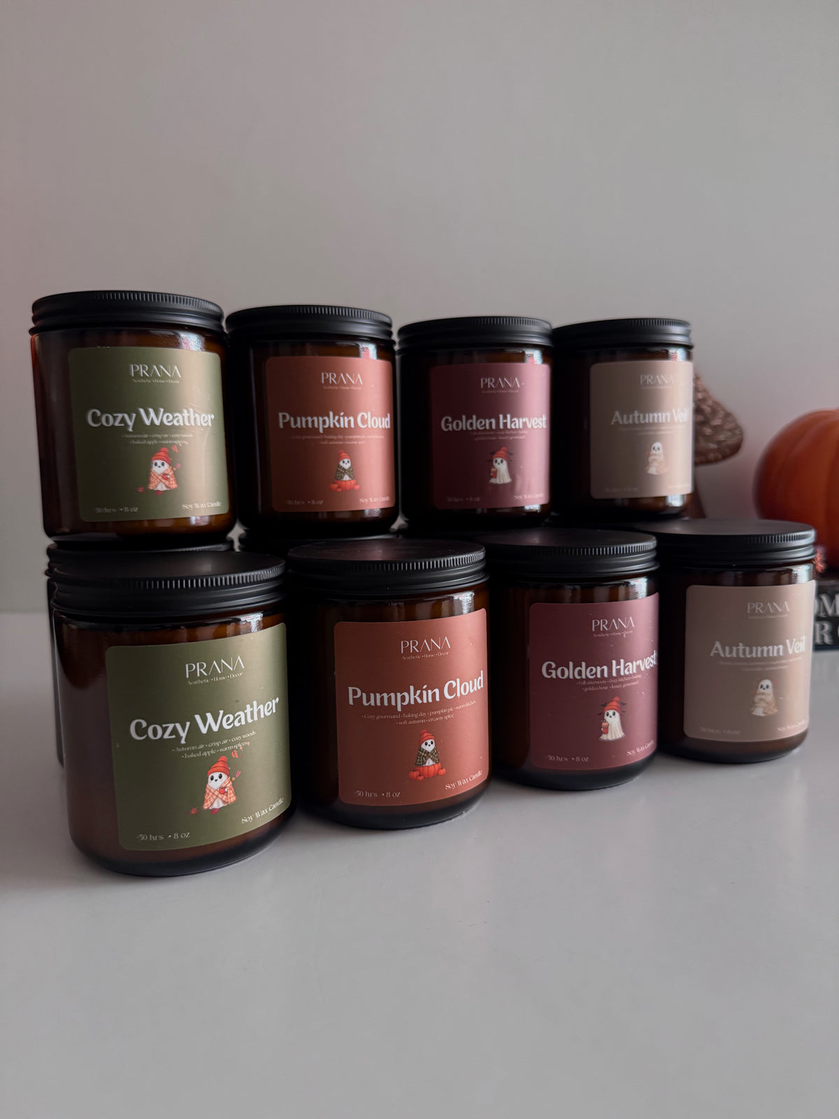 Autumn Veil Candle Jar